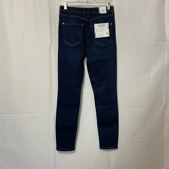 Guess Skinny Jeans Dark Blue Women's Medium - Picture 6 of 10